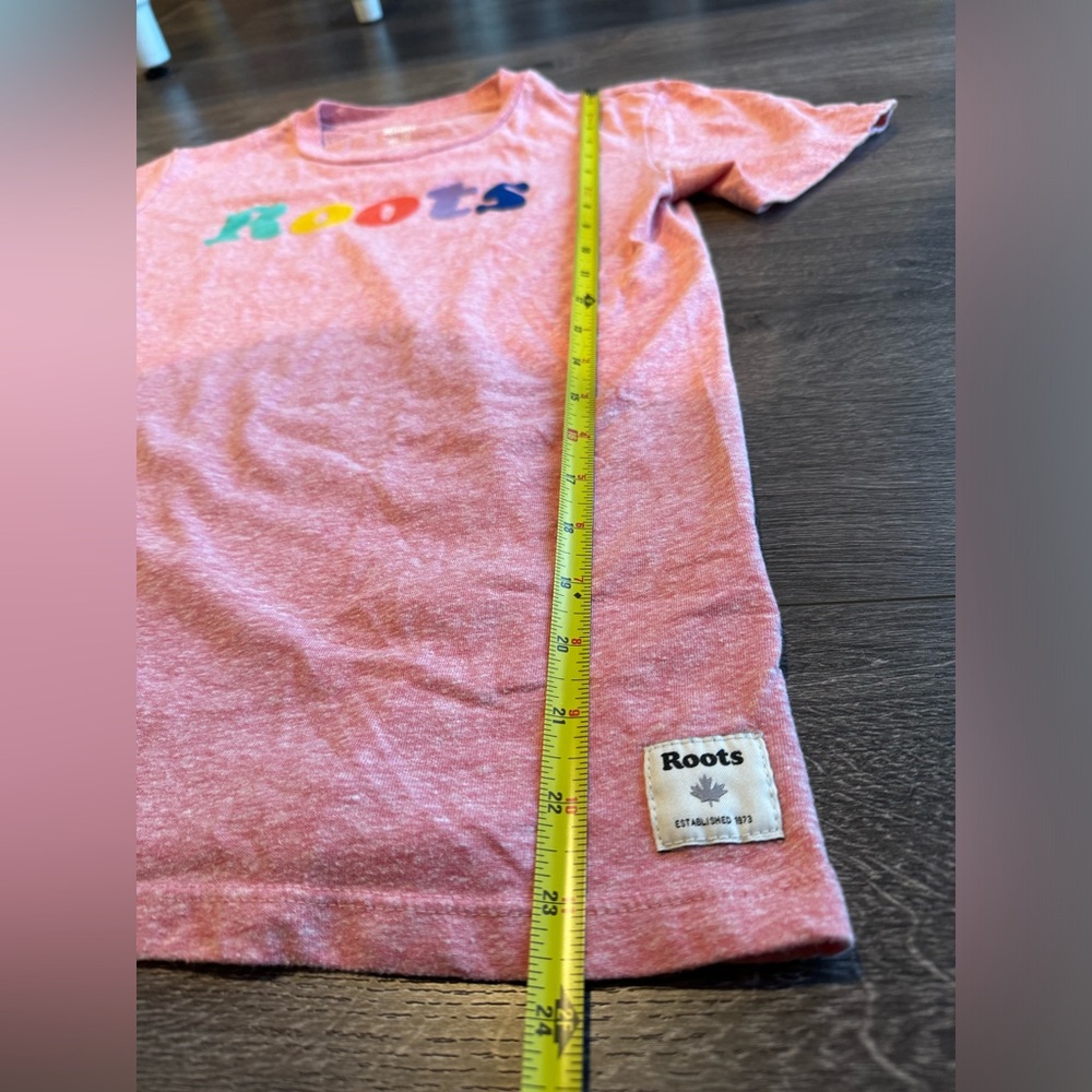 Velvety-Lettered Roots Tee - Picture 4 of 7